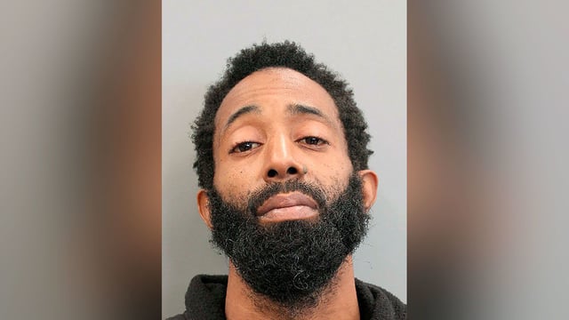 A booking photo shows Tony Earls on February 15, 2022.