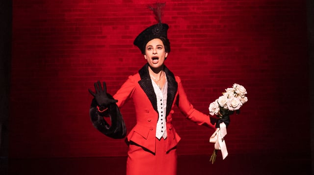 Lea Michele in Funny Girl.