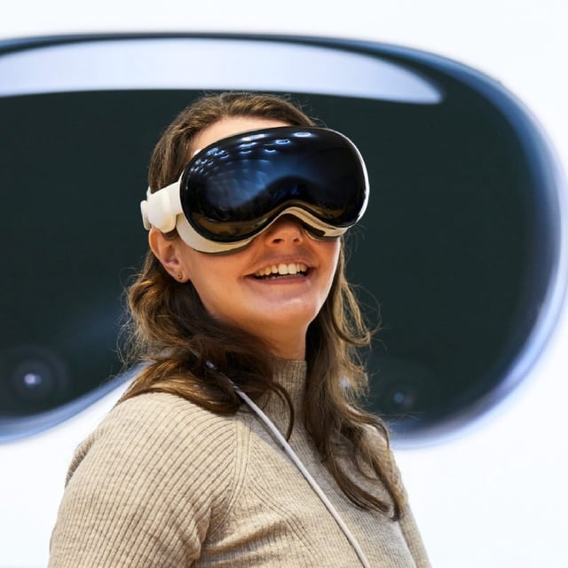 Apple Vision Pro customer