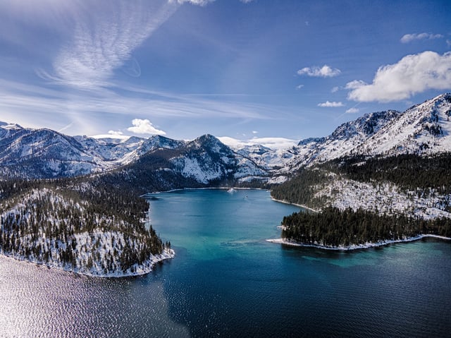 Emerald Bay snow