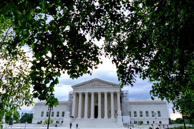 The US Supreme Court in Washington, DC, on Thursday, April 25.