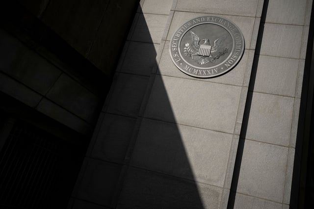The US Securities and Exchange Commission (SEC) headquarters in Washington.