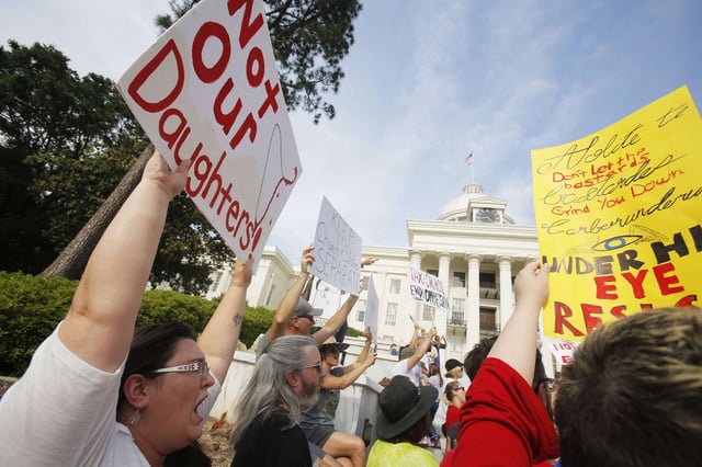 Alabama abortion protest