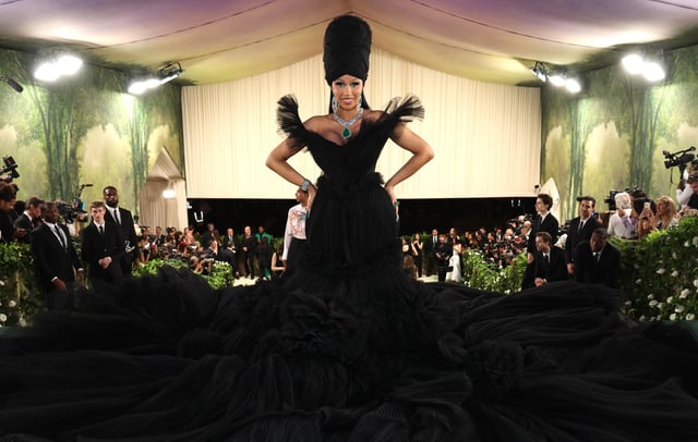 Cardi B attends The 2024 Met Gala Celebrating "Sleeping Beauties: Reawakening Fashion" at The Metropolitan Museum of Art on May 06, 2024 in New York City. (Photo by Kevin Mazur/MG24/Getty Images for The Met Museum/Vogue)