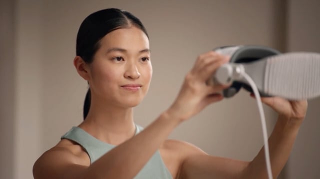 You need to hold the Vision Pro in front of your face to capture your Persona.