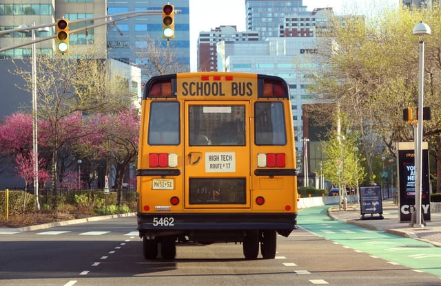 A school bus