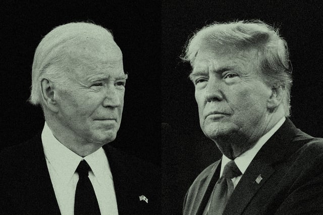 Joe Biden and Donald Trump.