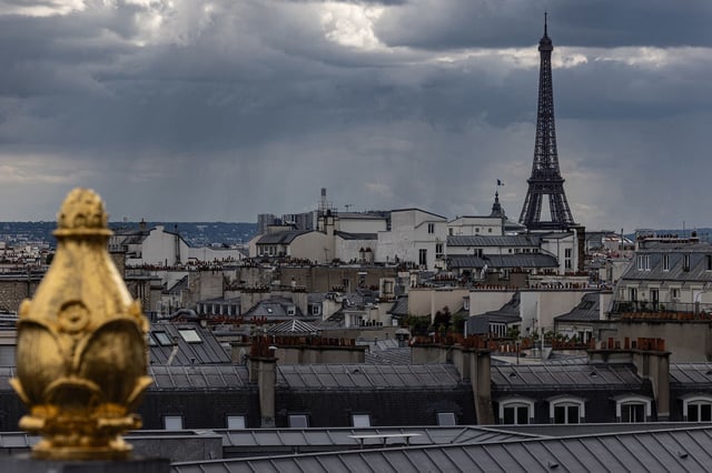 The Eiffel Tower in Paris, France on May 23, 2024.