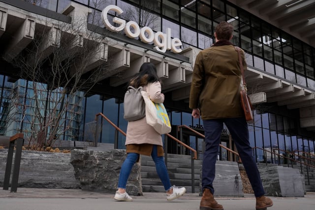 Apple is in talks with Google parent Alphabet to use its Gemini software in the future. Photo: AP Photo