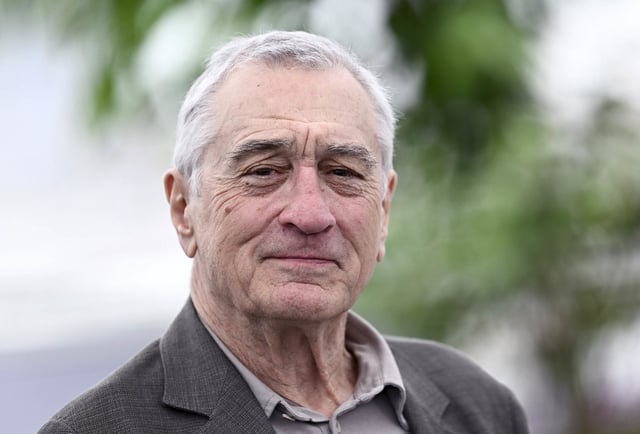 Robert De Niro attends the "Killers Of The Flower Moon" photocall at the 76th annual Cannes film festival at Palais des Festivals on May 21, 2023 in Cannes, France. 
