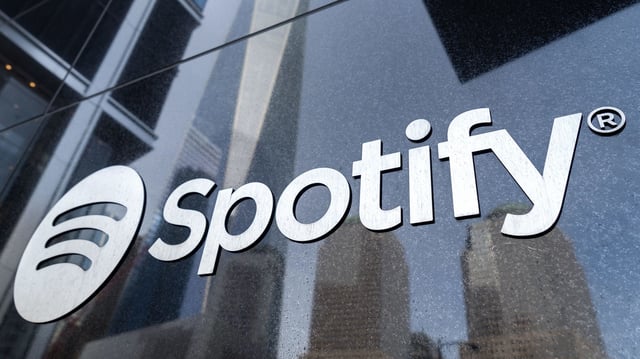 USA: US headquarters of the music streaming service Spotify in Lower Manhattan. Photo from 08. Dezember 2019. | usage worldwide Photo by: Daniel Kalker/picture-alliance/dpa/AP Images