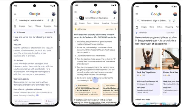 Google is also reported to show AI Overviews in a collapsed format