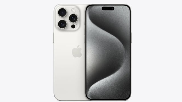 iPhone 15 Pro measures 187 grams