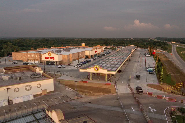 The new largest Buc-ee’s travel center opens to the public in Luling, Texas on Monday, June 10, 2024. The new store is 75,000 square feet and will have 120 fueling positions. The store will replace the city's current Buc-ee's location.