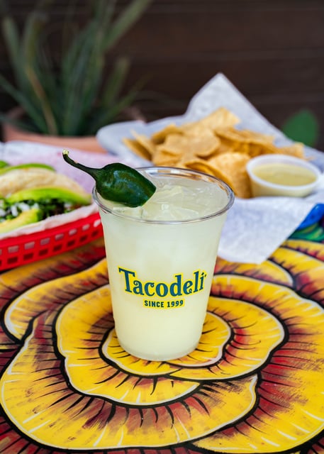 Tacodeli will serve a spicy margarita made with Salsa Doña at its new South Lamar location.