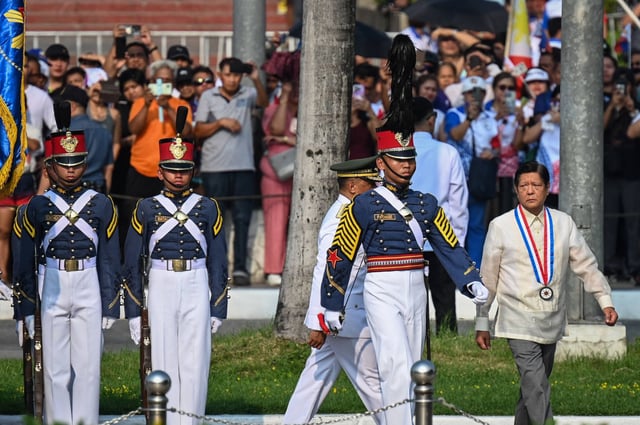 Philippine President Ferdinand Marcos Jnr also highlighted the need for northern Philippines to be “well-prepared for any eventuality” considering its “proximity to Taiwan”. Photo: AFP