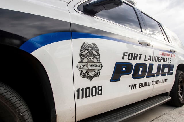 A Fort Lauderdale Police car, seen ini n Fort Lauderdale, Florida in 2023.
