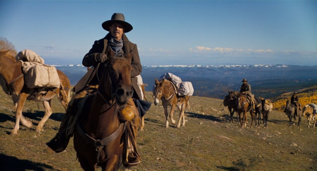 Kevin Costner in a scene from "Horizon: An American Saga."