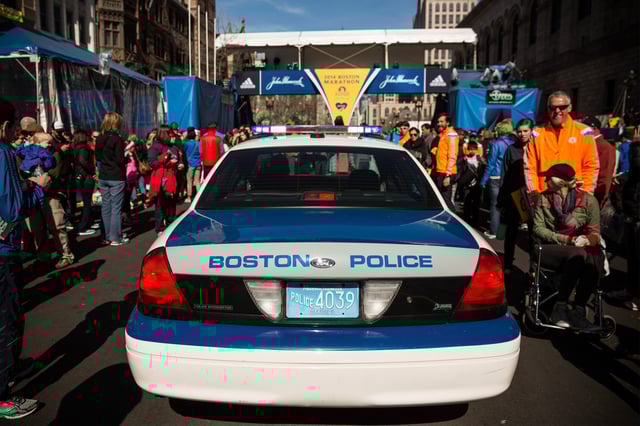 Boston Police Car