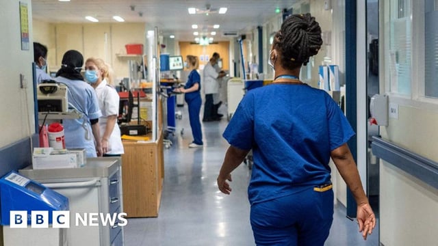 Staff in a hospital