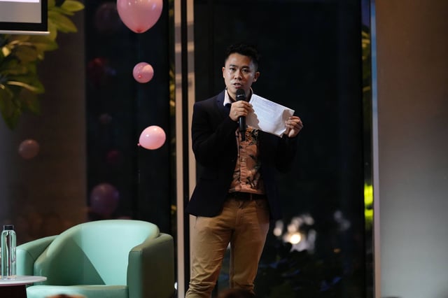 Pink Dot’s spokesman Clement Tan at an event in Singapore on May 29. Photo: Pink Dot