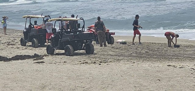 "Despite efforts by family members, Martin County Ocean Rescue, MCFR Paramedics, and doctors at Cleveland Clinic North, a Pennsylvania couple caught in a rip current while swimming on Hutchinson Island this afternoon could not be saved.The man and woman, identified as 51-year-old Brian Warter and 48-year-old Erica Wishard, along with their six mostly teenage children, started their Florida vacation day on the beach. While in the water, the couple and two of the teens got swept out by a rip current. The kids were able to break the current and attempted to help their parents, but it became too dangerous and they were forced to swim ashore.Martin County Ocean Rescue located the victims and began CPR on shore. Those life-saving efforts continued in the ambulance and at the hospital where doctors gave it every last effort before declaring the couple deceased.A Martin County Sheriff’s Crisis Intervention Team Deputy assisted the couple’s children throughout the day and evening as they await the arrival of other family members into Florida."