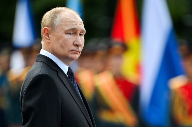 Russian President Vladimir Putin  in Moscow on June 22, 2024. 