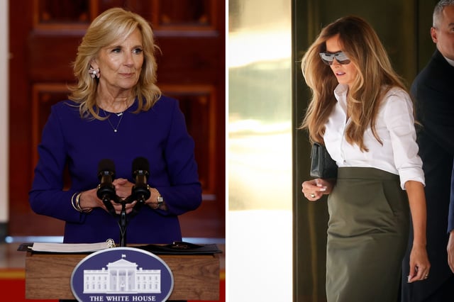 Jill Biden Melania Trump Debate Absence 2024