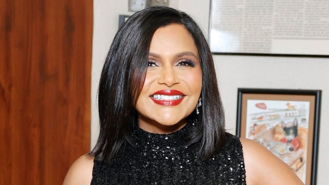 Mindy Kaling attends as Michael Kors celebrates new Rodeo Drive store with dinner at Canters by Spago on June 04, 2024 in Los Angeles, California.