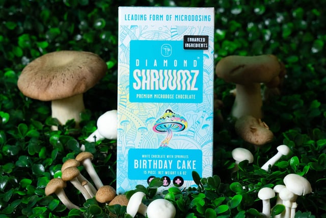 Diamond Shruumz Birthday Cake chocolate.