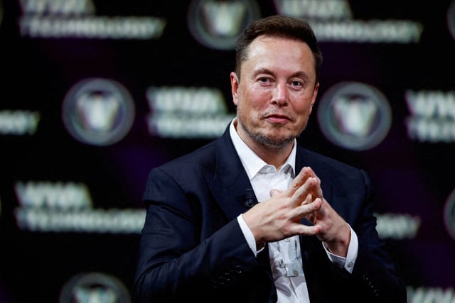 Elon Musk, CEO and owner of X, gestures as he attends the Viva Technology conference in Paris, June 16, 2023. Photo: Reuters