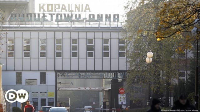 Entrance to Rydultowy-Anna hard coal mine in Rydultowy, Poland