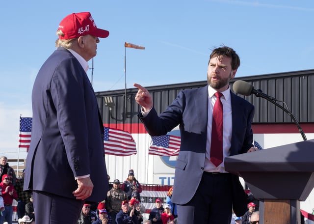 donald trump, j.d. vance