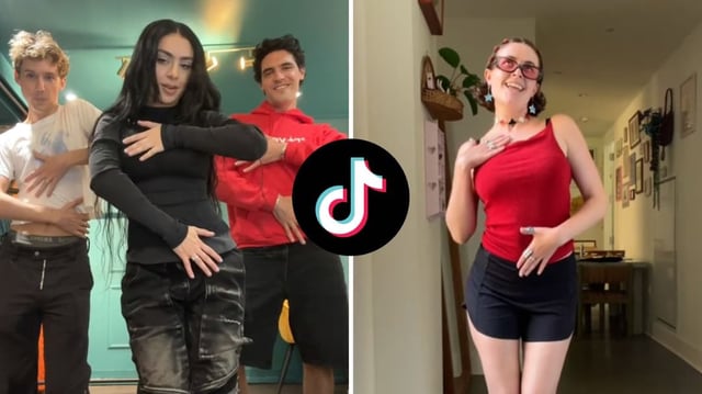 Charli XCX Apple dance trend on TikTok