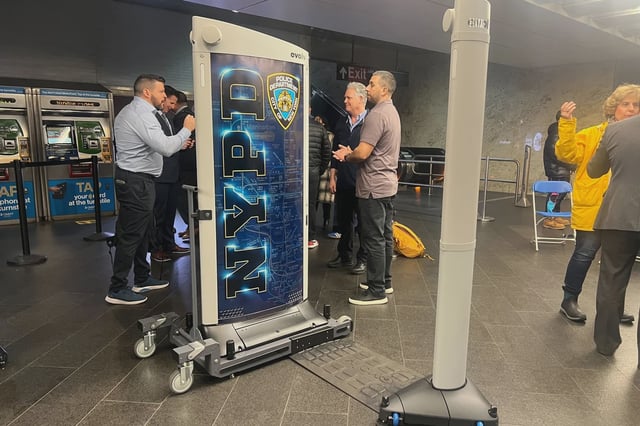 The NYPD plans to test futuristic scanners equipped with artificial intelligence technology to track guns on the subway.