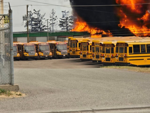 Bus storage Williams Lake