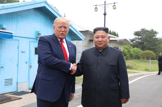 Kim Jong Un and Donald Trump