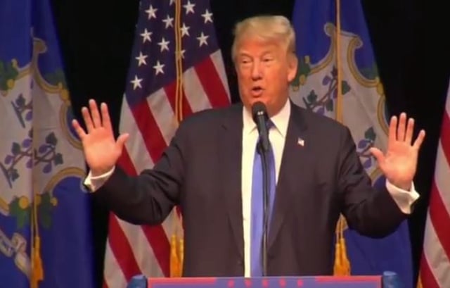 Trump rally Waterbury CT