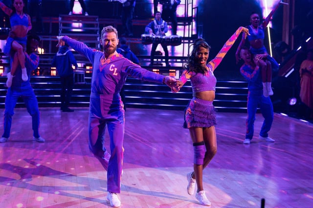 DANCING WITH THE STARS - “Finale - 3211” – In a series first, the finale episode will have five couples competing for a chance at winning the coveted “Len Goodman Mirrorball Trophy.” The finalists will perform a redemption dance and an unforgettable freestyle routine. The season 32 finale of “Dancing with the Stars” airs TUESDAY, DEC. 5 (8:00-11:00 p.m. EST/PST) on ABC. (Disney/Eric McCandless)
ARTEM CHIGVINTSEV, CHARITY LAWSON
