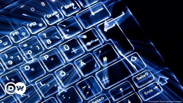 An illuminated keyboard