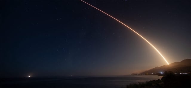 On July 28, 2024, a Falcon 9 rocket delivered 21 Starlink satellites to low-earth orbit from California. Image via SpaceX.