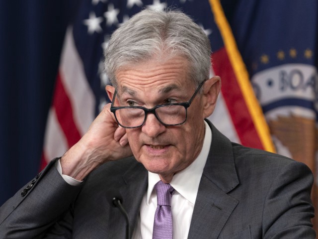 Federal Reserve Board Chairman Jerome Powell speaks during a news conference at the Federal Reserve Board Building Tuesday, Wednesday, July, 31, 2024, in Washington. (Jose Luis Magana/AP)