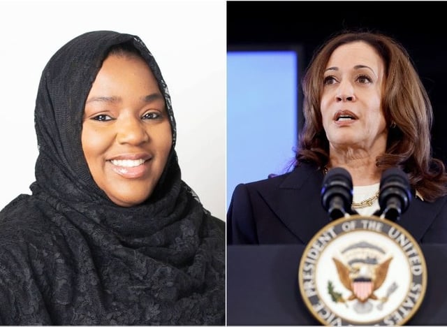 R: Black Muslim Leadership Council founder Salima Suswell (X) R: (Anna Moneymaker/Getty Images)