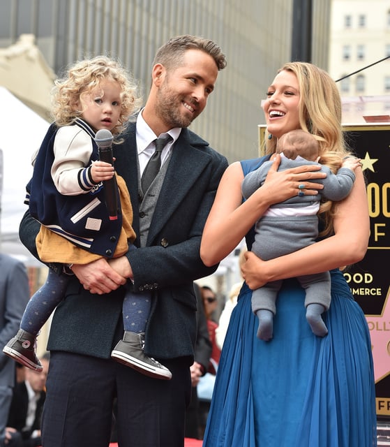 Blake Lively, Ryan Reynolds With Their Children