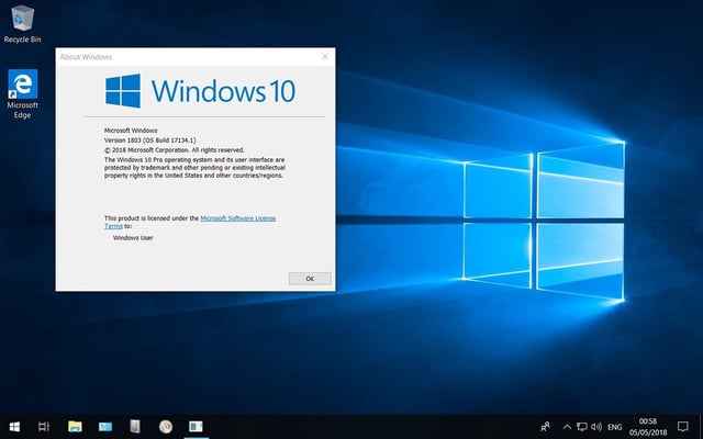 Windows 10 operating system