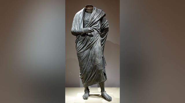 Draped Male Figure believed to be Roman Emperor Marcus Aurelius from The Cleveland Museum of Art