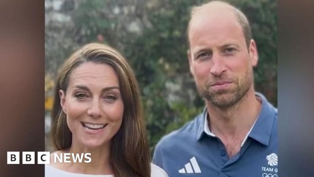 Prince William and Catherine sent a message to mark the end of the Olympics