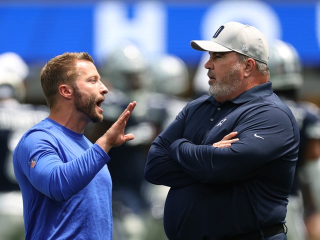 Cowboys' Mike McCarthy and Rams' Sean McVay