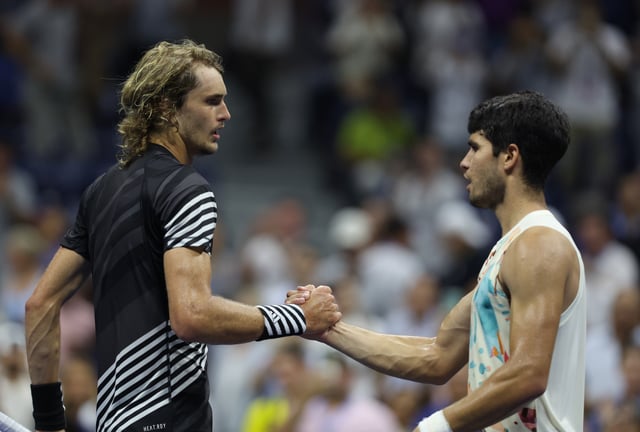 Carlos Alcaraz Alexander Zverev US Open 2023