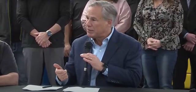 Texas Gov. Greg Abbott.